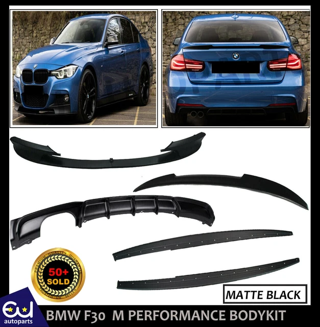 FOR BMW F30 M Performance Bodykit Body Kit Matte Front Splitter