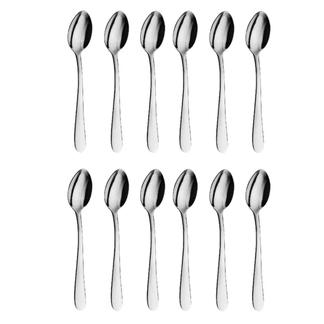 NEW TRENTON SYDNEY COFFEE SPOONS 12 PIECES Stainless Steel Set