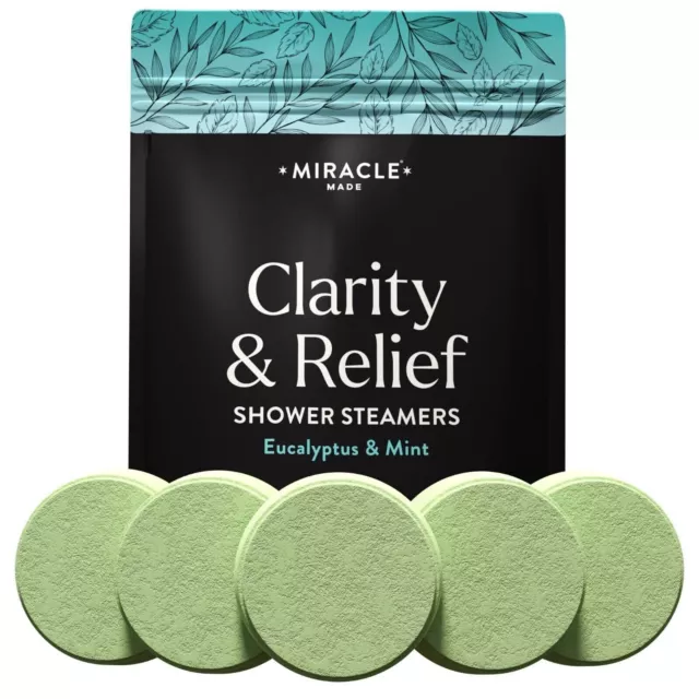 Aromatherapy Shower Steamers - 15 Tablets Eucalyptus and Mint Shower Bombs