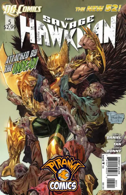 Savage Hawkman #5 (2011) Vf/Nm Dc