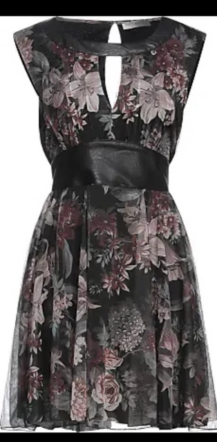 Rinascimento Abito Vestito Cerimonia Midi - TAGLIA S - Nuovo Con Etichette!