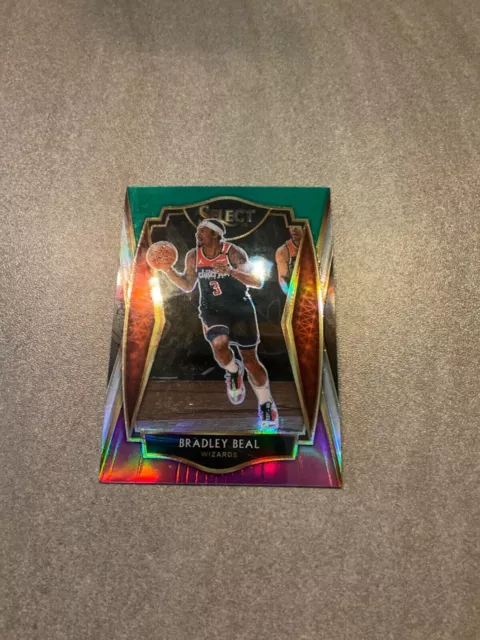 Bradley Beal Premier Level, Vert Blanc Violet Prizm Holo-Panini Select #127