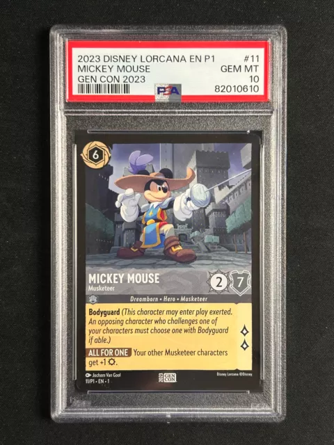 Disney Lorcana TCG Gamescom 2023 Promo Goofy Musketeer 12/P1 EN 1, IN HAND  NM