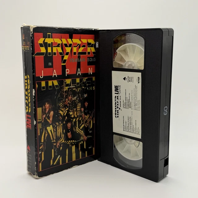 STRYPER ISAIAH 53:5 - Live In Japan (VHS, 1985) $23.50 - PicClick CA STRYPER ISAIAH 53:5 - Live In Japan (VHS, 1985) $23.50 - PicClick CA