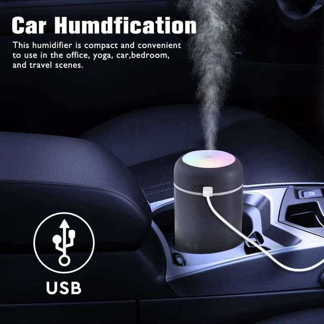 Aroma Humidifier Essential Oil Diffuser Grain Ultrasonic Air LED Aromatherapy US 2