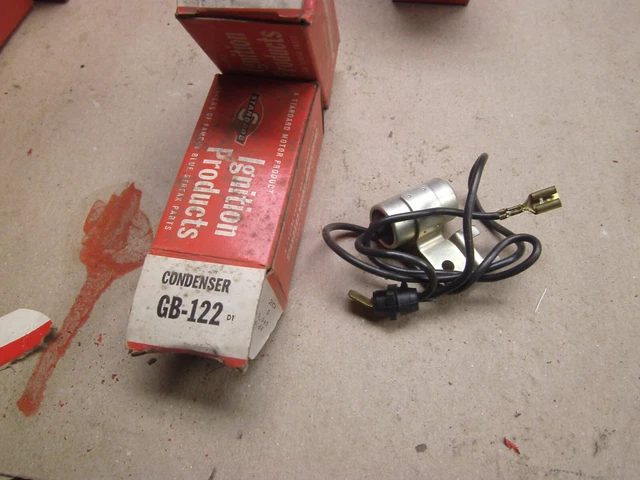 One New Old Stock Standard Ignition Products Distributor Points Condenser Gb-122