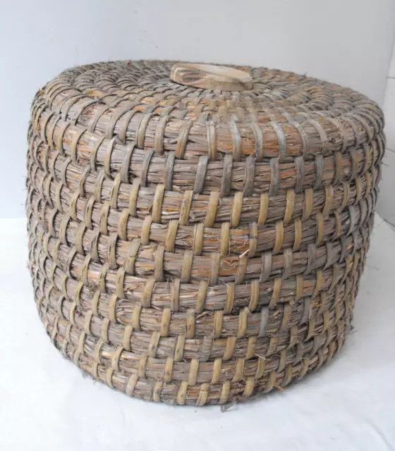 alter Bienenkorb Imker Deko Vintage -1-