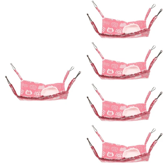 kleines Tier hamster cage hammock 5x Matte Hamster Bett Guinea Pig Zubehör Für R