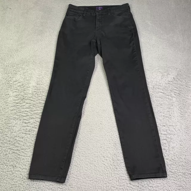 NYDJ Jeans Womens Size 8 Black Alina Legging Ladies