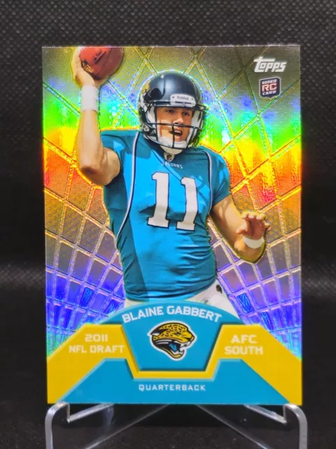 Blaine Gabbert RC 2011 Topps Football #TMB-2 NFL Draft Rookie Refractor