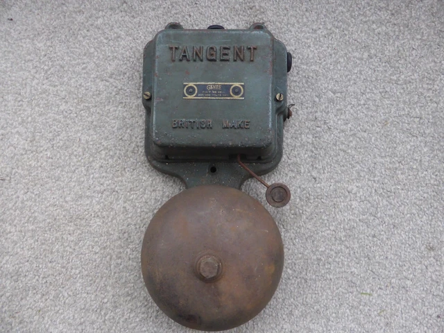 Tangent Bell TANGENT FIRE BELL/ Industrial Fire Bell P145 Made by Gents of Leicester ...
