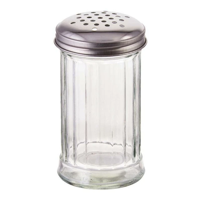 Winco G-103 Sugar Pourer 12 Ounce Perforated Top Glass