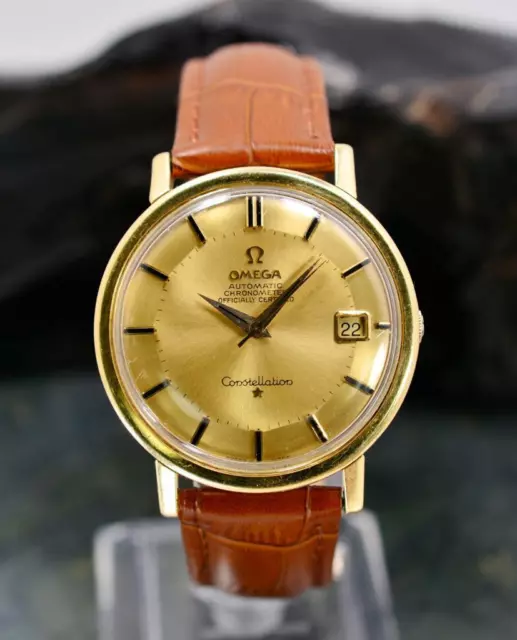 1963 Omega Constellation Pie-Pan 18k Gold,ref.168.004/14 SC-62 ,Cal.561 Watch