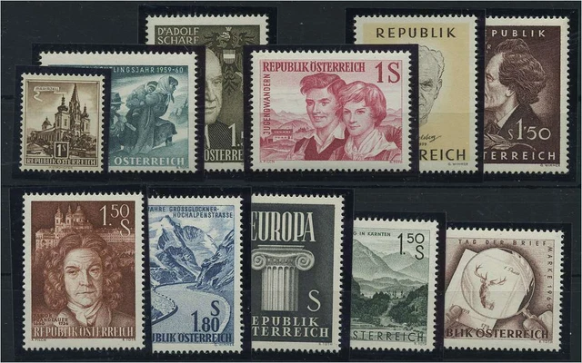 OESTERREICH Lot aus 1960 postfrisch (119080)