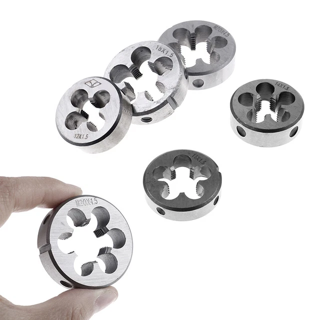 AtticZone M22 X 1.5 Metric Hand Thread Tap And Die, 1.5mm Pitch, 1 AtticZone M22 X 1.5 Metric Hand Thread Tap And Die, 1.5mm Pitch, 1