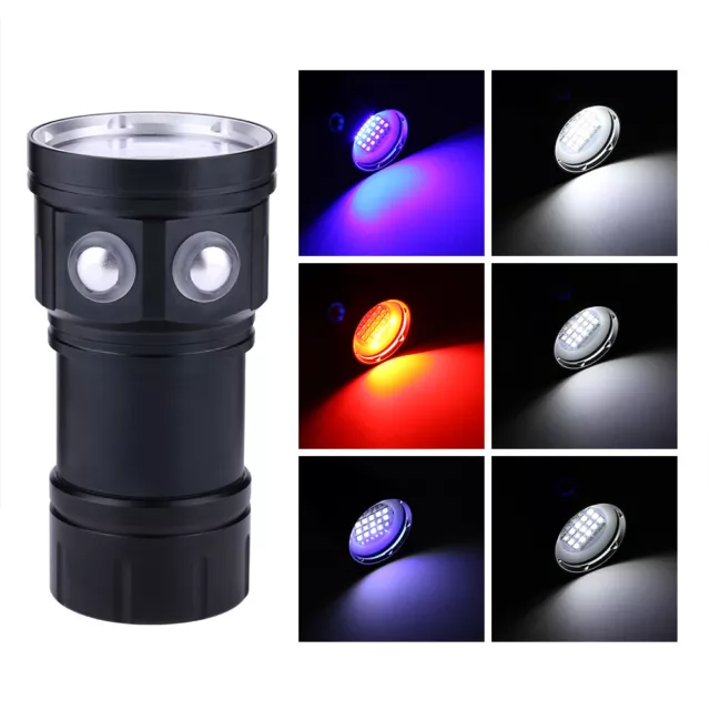 18000lm 6000K de poche LED Lampe-Torche Flashlight Étanche Lampe De Plongée★