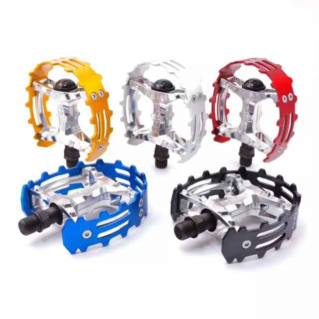 Wellgo Old school BMX XC-II  bear trap1/2" Bicycle Pedal For BMX MTB 8 Colors