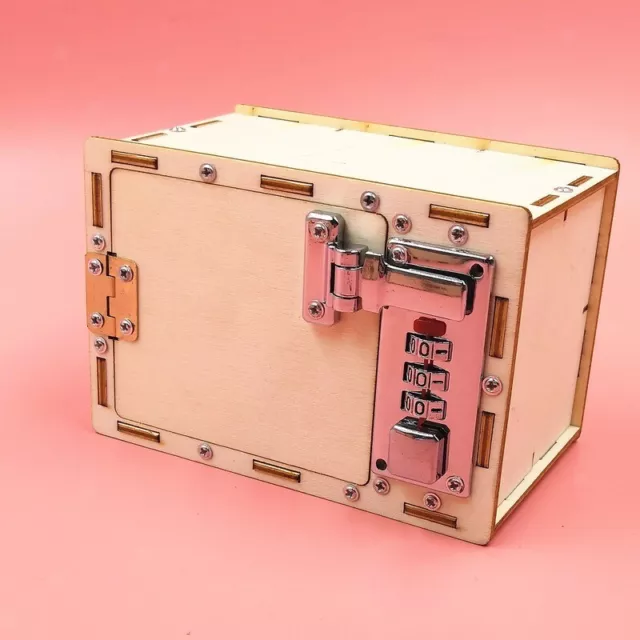 Kreative Technologie Holz Gizmo DIY Mechanische Schließbox Spielzeug Lernen