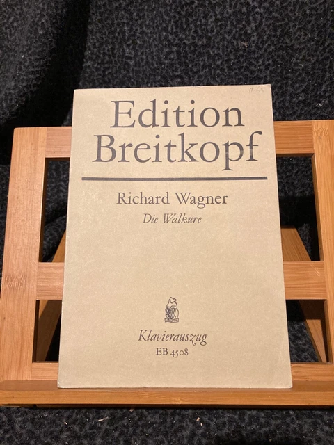 Richard Wagner Die Walküre partition chant piano éditions Breitkopf EB 4508