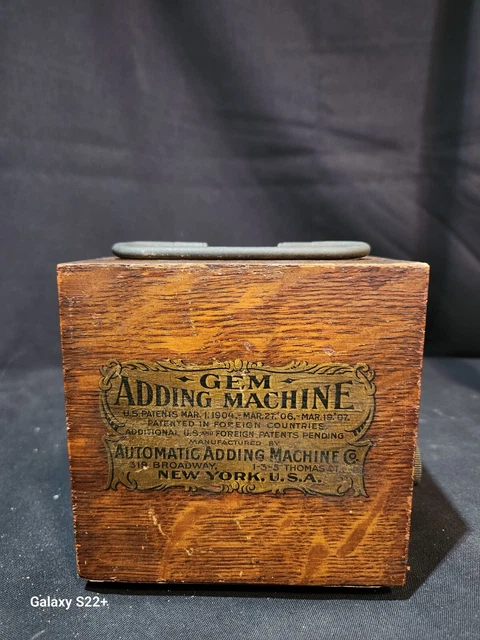 GEM Adding Machine Circa 1910