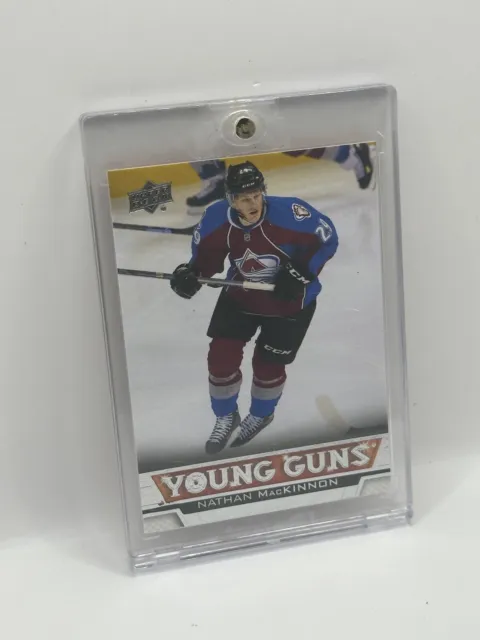 2013-14 Upper Deck Nathan MacKinnon Young Guns Rookie RC #238 Colorado Avalanche 3