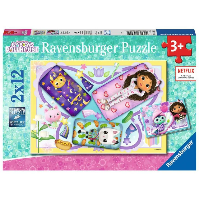 Ravensburger Kinderpuzzle – 2x 12 Teile, Motive „Komm, Wir Gehen Einkaufen“ – Ab 3 Jahren