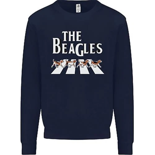 Felpa Maglione The Beagles Funny Dog Parody da uomo 2