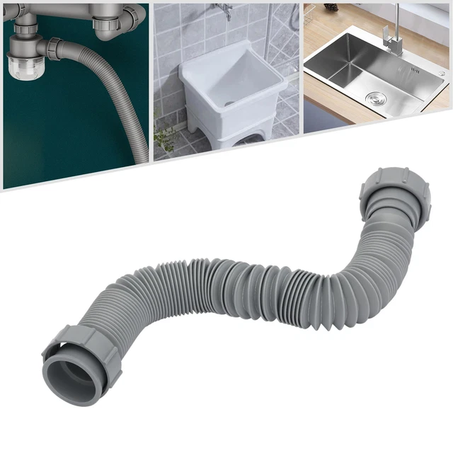 KITCHEN SINK TUBE Expandable Tubular Drain Pipe Flexible Sink Drain