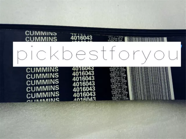 1PC New 4016043 Cummins Fan Belt #M51C QL