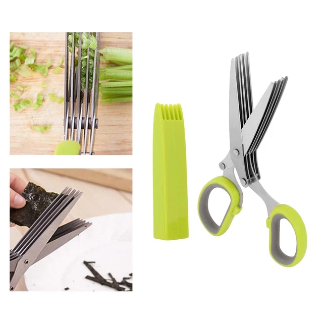 Ciseaux à échalote De Cuisine 5 Couches Hreb Cutter Green Onion  Couverts