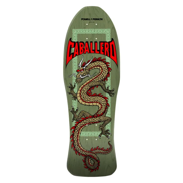 Powell Peralta - Steve Caballero Chinese Dragon '21' Deck Sage Green - 10"