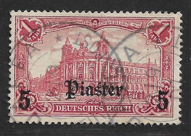 DP Türkei Minr. 32 A ° Jaffa 2.9.07  Mi.: 50 Euro + Stempel