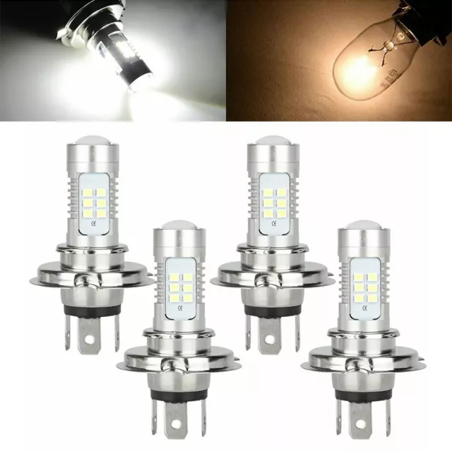 H4 / 9003 Led Phare Ampoulesled H4 Phare Voiture Ampoules H4 Phare