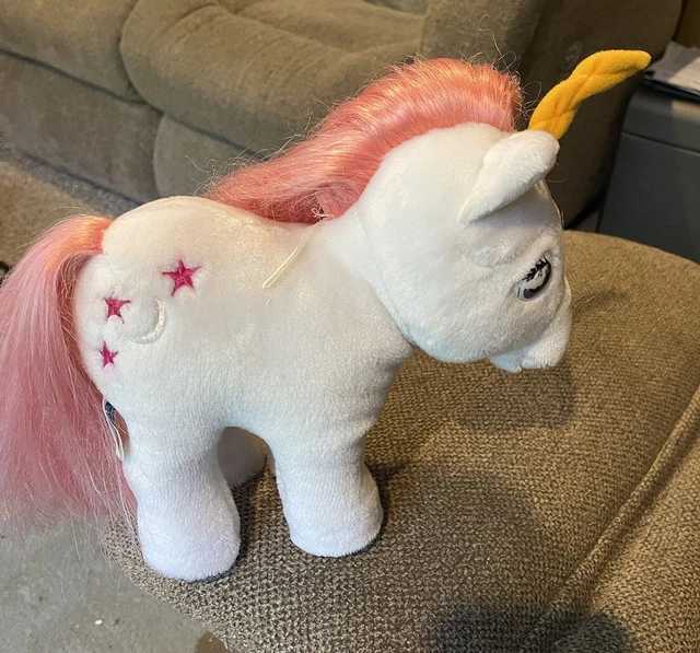 Vintage 1983 My Little Pony G1 Hasbro Softies Plush Unicorn Moon Dancer EUC