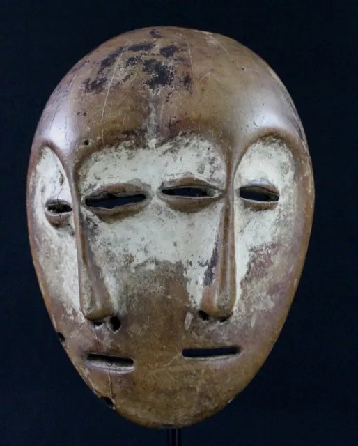 Art African Arts First Arte African Mask Lega Choose Double Face - 18 CMS