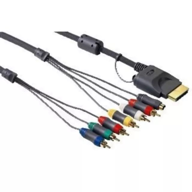 Hama Component-Kabel + S-Video-Kabel + Cinch-Kabel YUV RGB für HD TV XBOX 360