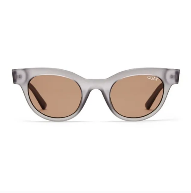 Quay X Kylie Star Struck Sunglasses in Grey/Brown New In Case!