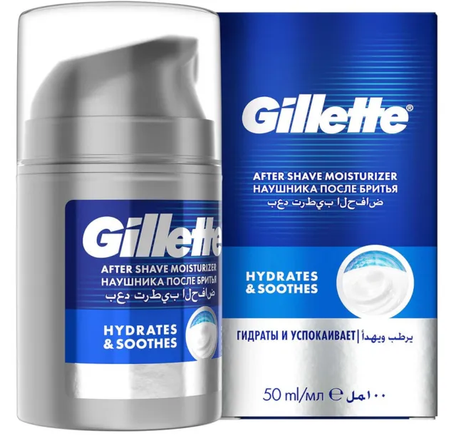 2x50ml Gillette Series After Shave hidratante hombre humedad y calma