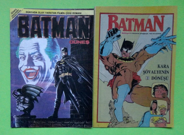 Batman Jack Nicholson Joker 2 Turkish comics 1989-9