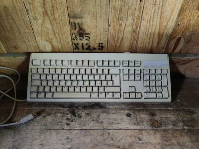 Computer Vintage Keyboard AT TASTIERA BTC 5121W • X 386/486 ✅ • 5DIN