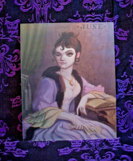 Lenticular Ms April December changing picture Disneyland Haunted Mansion Holiday