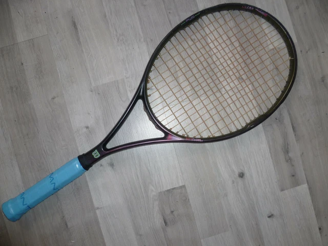 Raquette Wilson Ultra SuperLite Titanium – Taille 4 1/4, Recordée Avec Pro Sensation, Grip Neuf