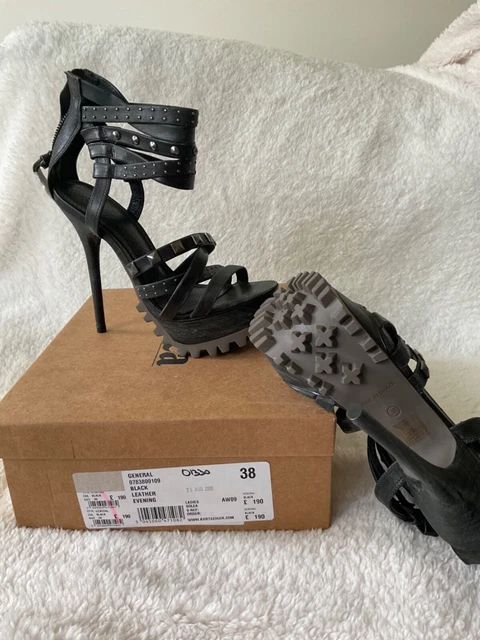 NEW SOLEA BY Kurt Geiger Black Shoes Size 5 17.00 PicClick UK