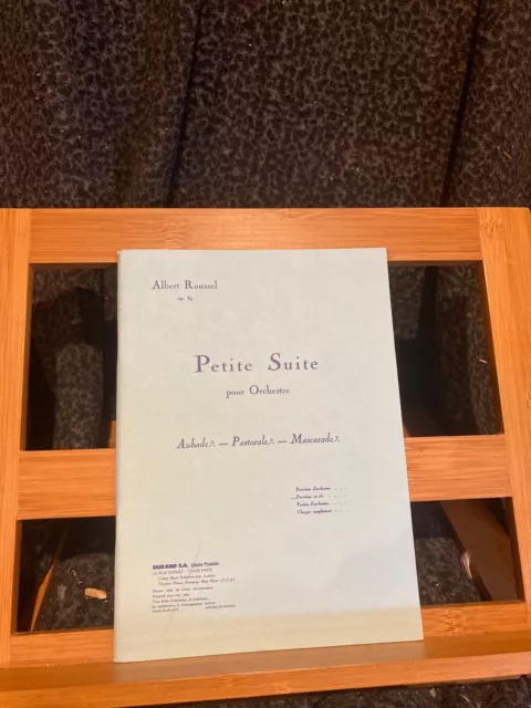 Albert Roussel Petite suite pour orchestre partition de poche éditions Durand