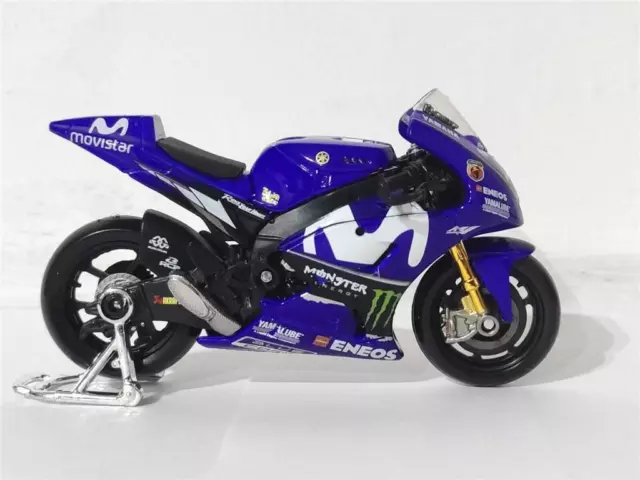 Maisto 1:18 Valentino Rossi # 46 Movistar Yamaha Toy Model Moto Gp YZR M1