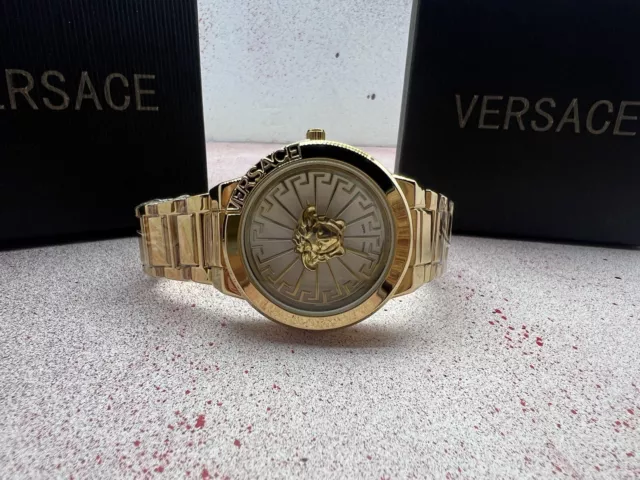 Versace Womens  Gold color 38mm Bracelet Fashion Watch