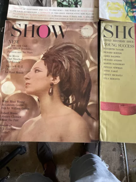 Show Magazine Lot Of 4 Meryl Streep On One Cover Magazine Of The Arts 2