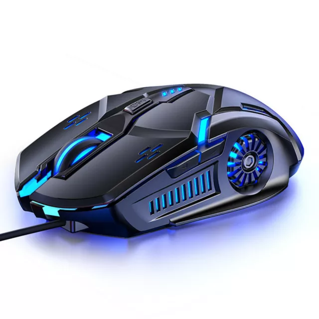 Gaming Mouse RGB LED USB Wired Optical Laser Game Mice For PC Laptop Computer