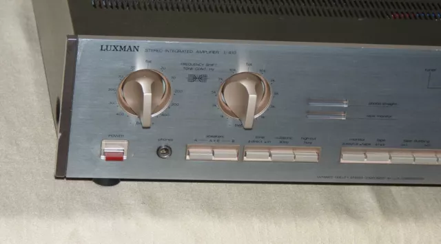 Luxman L-410  -  Stereo Integrated Amplifier  -  großes vintage Model  - 2