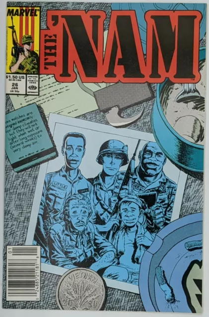 'Nam (1989) MARVEL COMICS #26 COPPER AGE VIENTNAM WAR NM